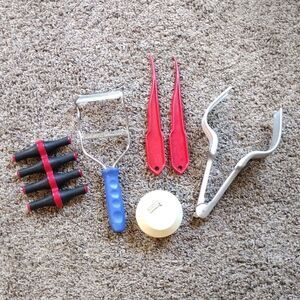 5 Kitchen Utensils Bundle for Food Prep- shrimp, potatoes, corn, vegetables etc.